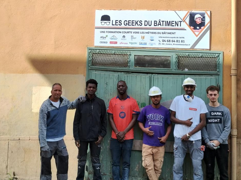 devant le chantier des GB Perpignan s1